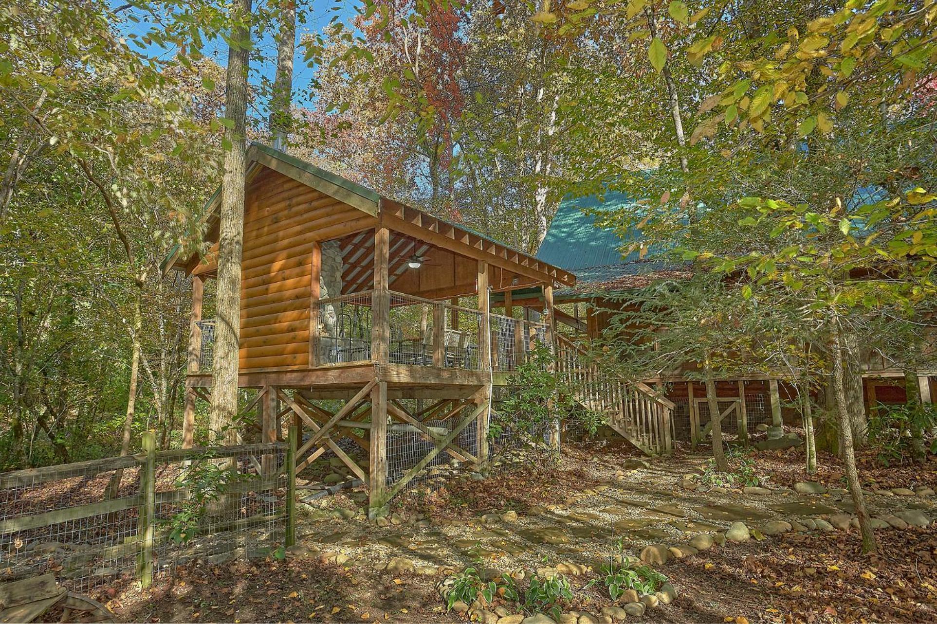 גטלינבורג Creeksong Holiday Home מראה חיצוני תמונה