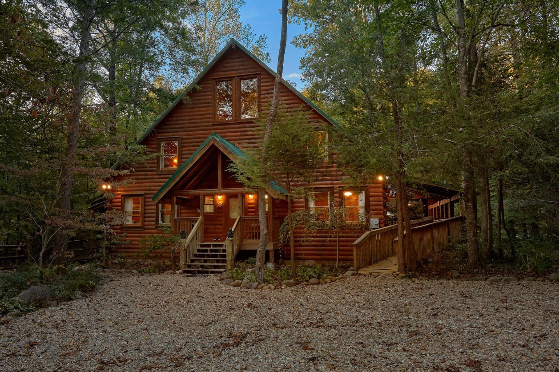 גטלינבורג Creeksong Holiday Home מראה חיצוני תמונה